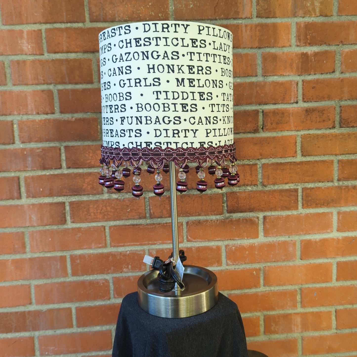 Hurray For Boobs Table Lamp