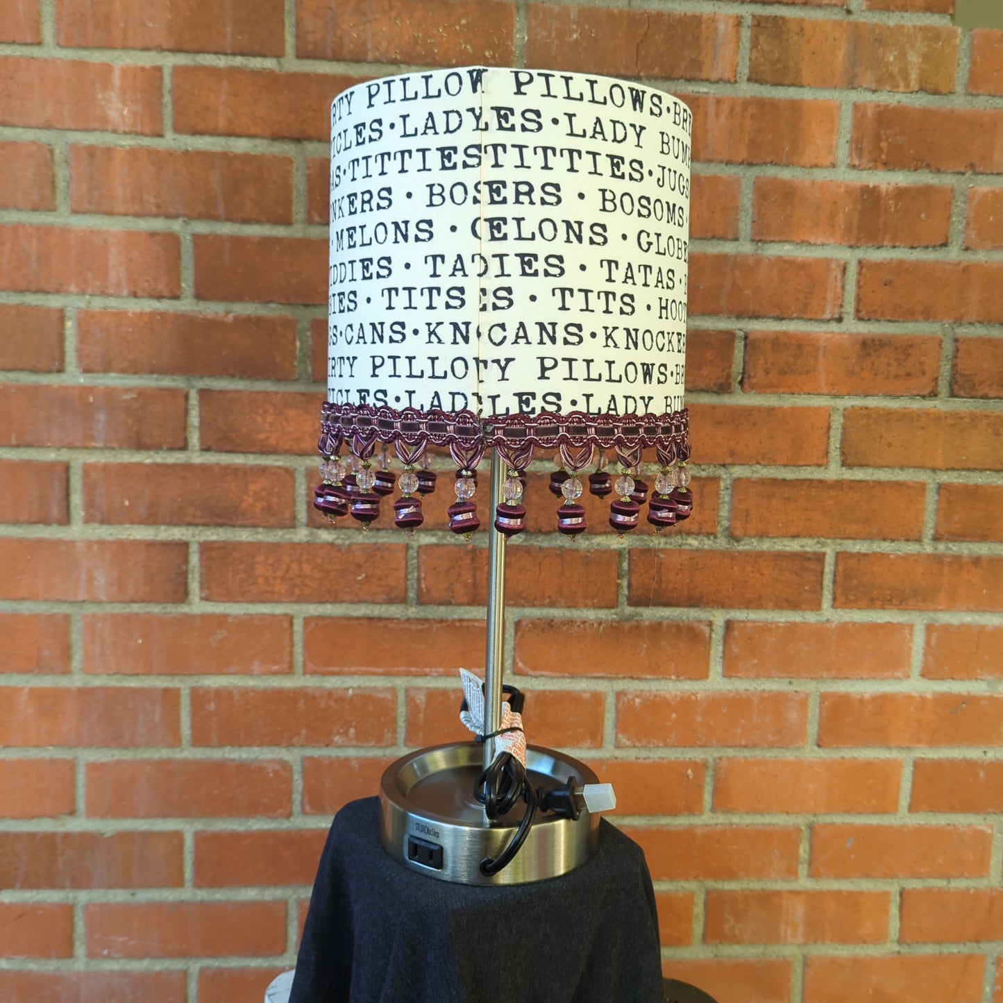 Hurray For Boobs Table Lamp