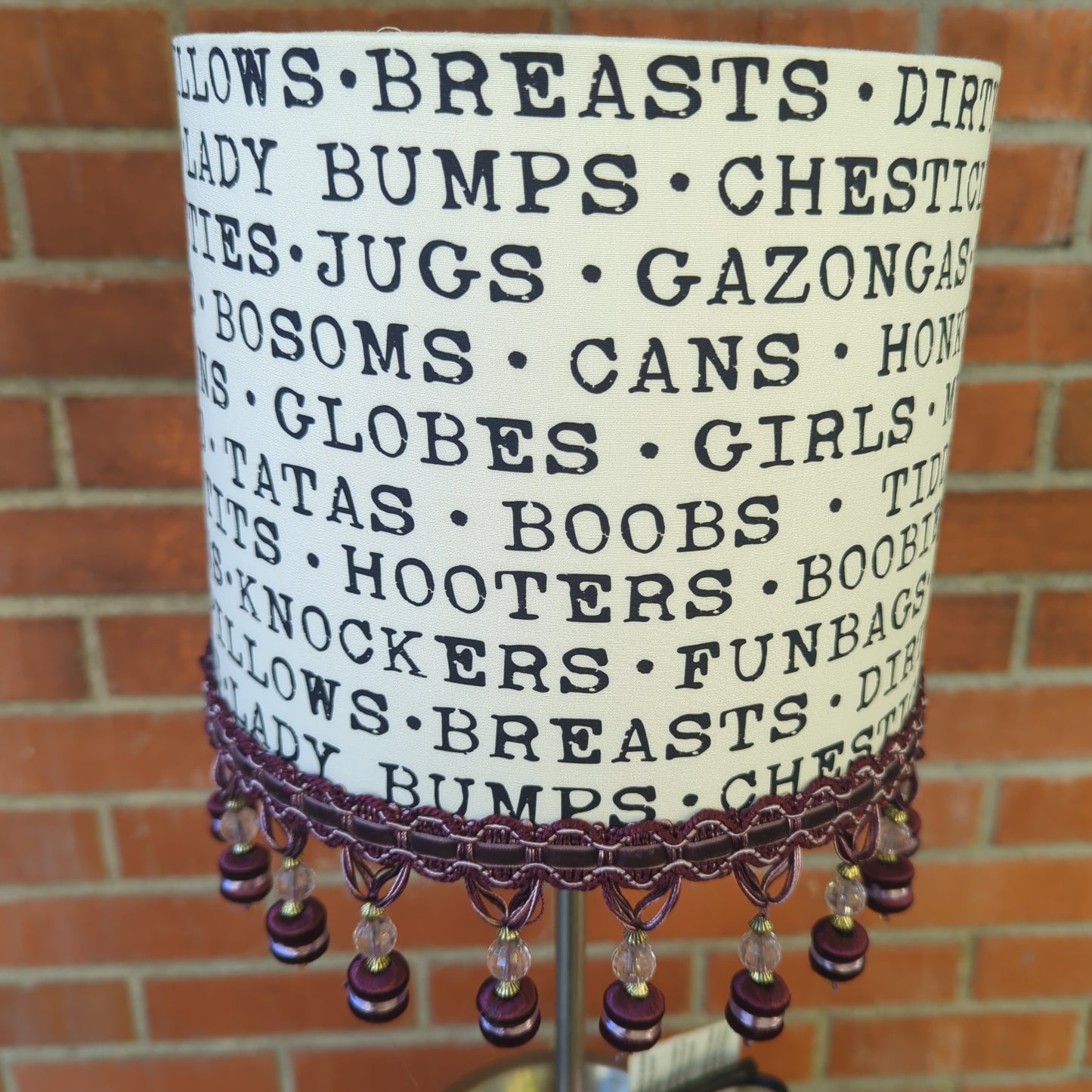 Hurray For Boobs Table Lamp
