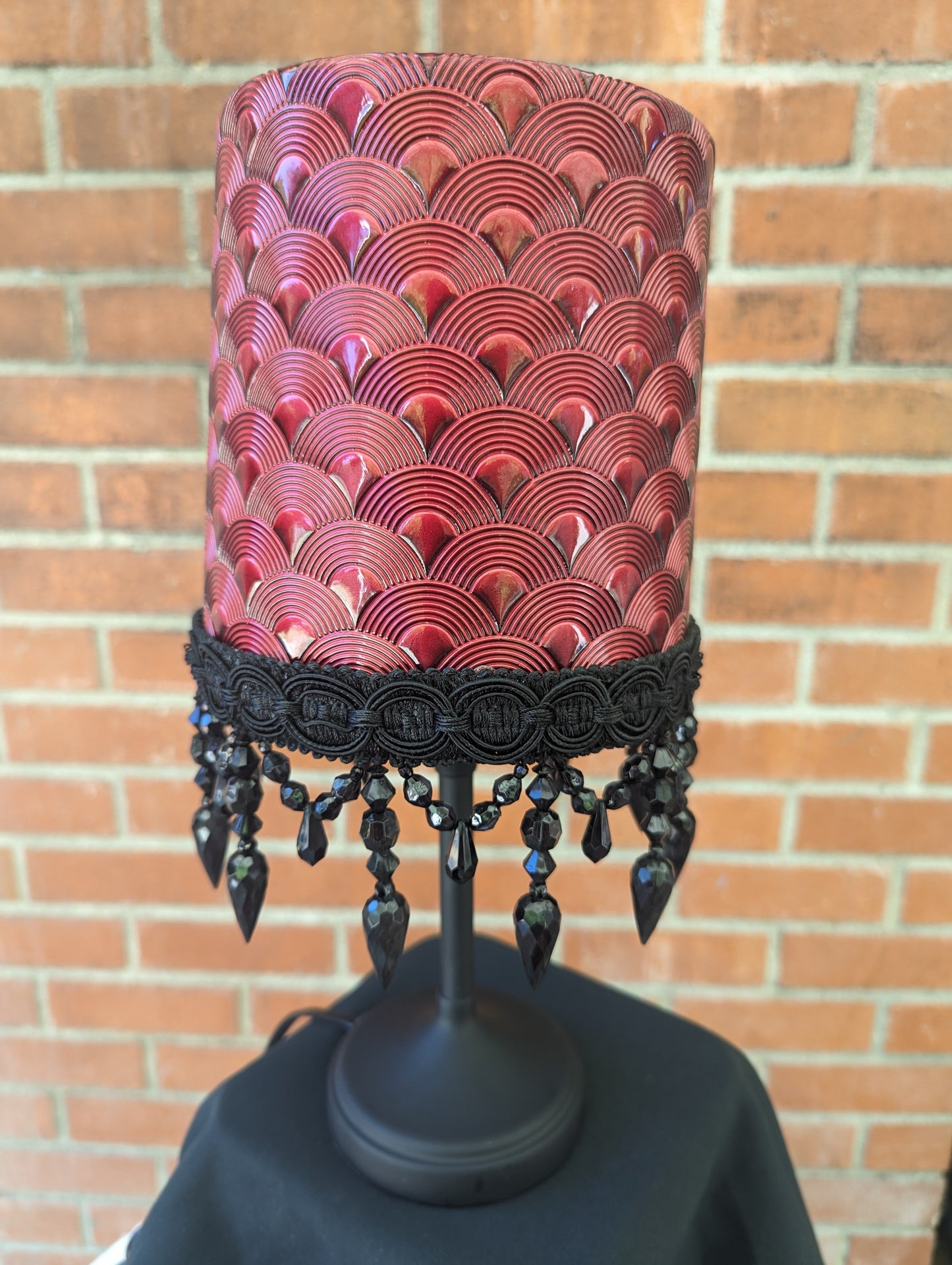 Sensual Red Table Lamp